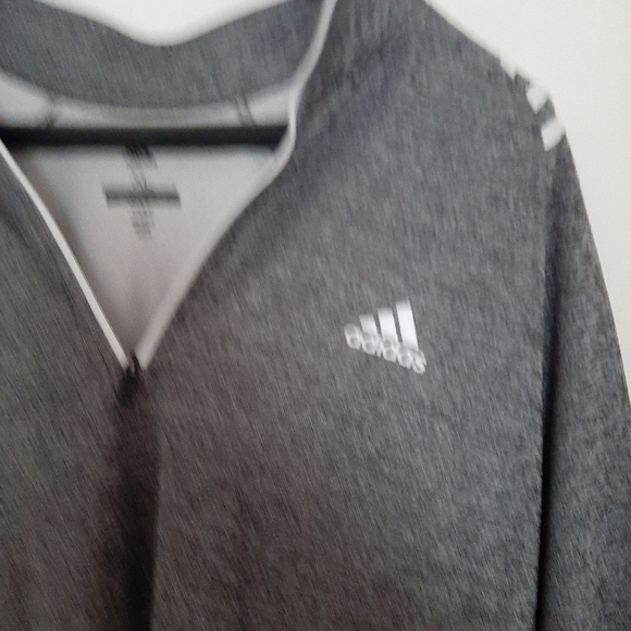 NWT XL adidas mens French Terry 1/4 zip - Picture 4 of 8